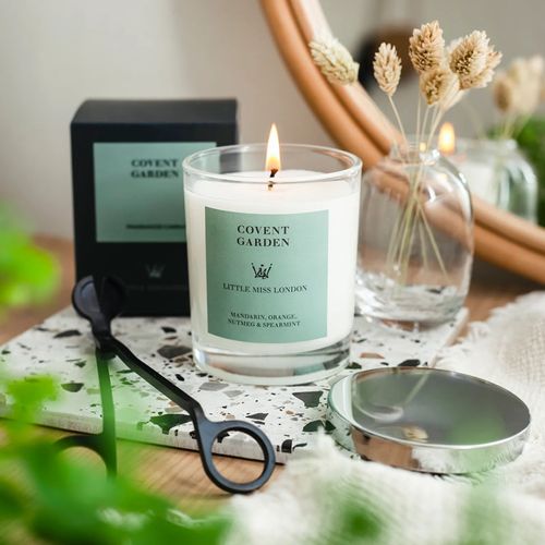 Little Miss London COVENT GARDEN Candle Bergamot & Spicy Orange 210g