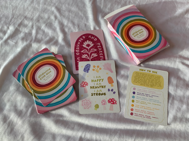Affirmation card deck
