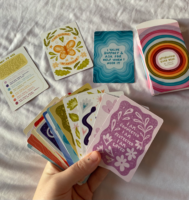 Affirmation card deck