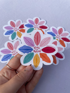 Viva la vulva sticker