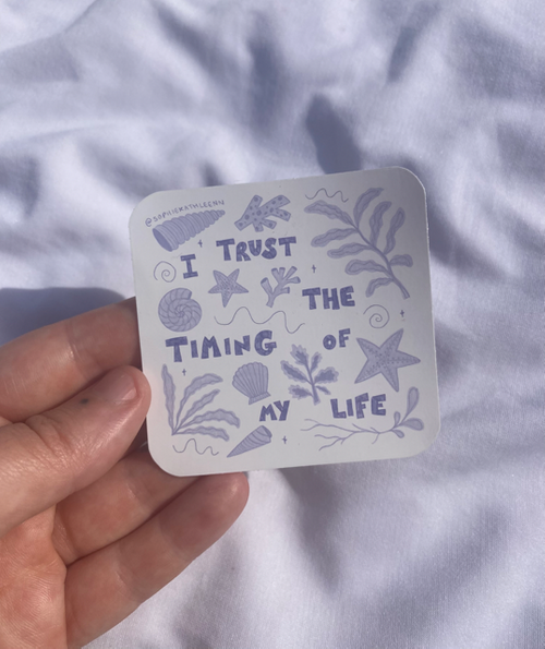 Shell affirmation sticker
