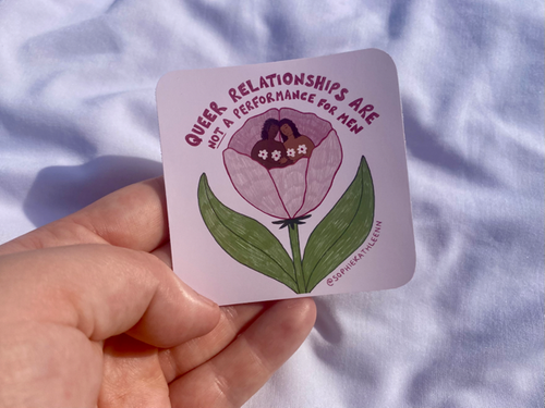 Queer relationships sticker