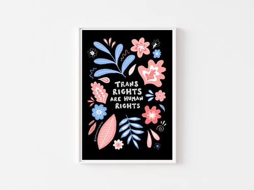 Trans rights print