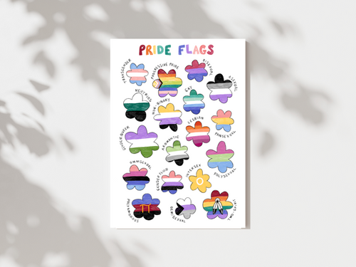 Pride flags print