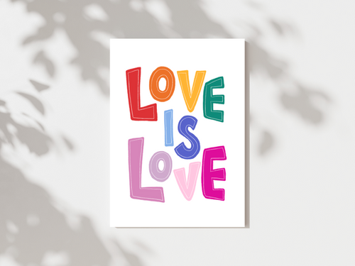 Love is love print
