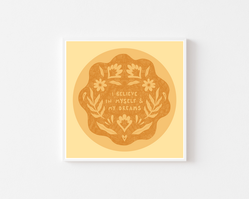 I believe in myself print