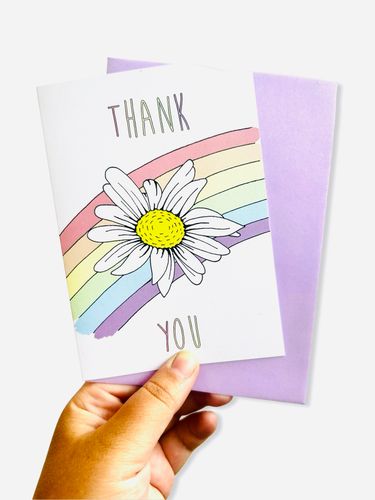 Thank you Flower Greeting Card