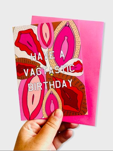 Vagtastic Birthday Greeting card