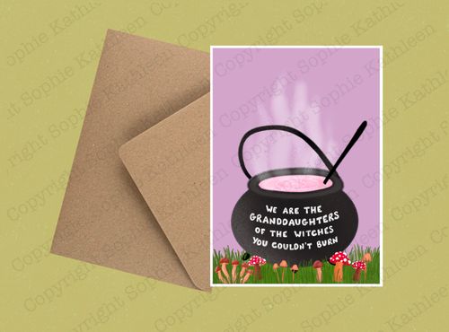 Witches card