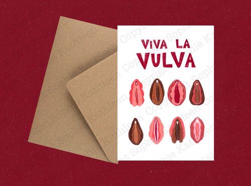 Viva la vulva card