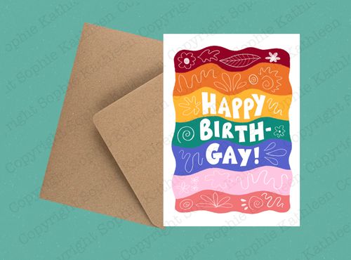 Happy birth-gay card