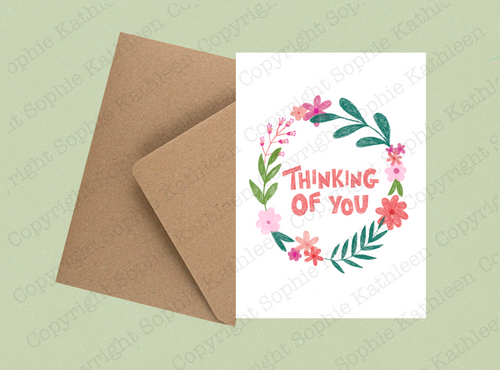 Thinking of you card