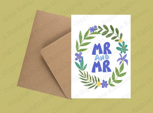 Mr and mr card