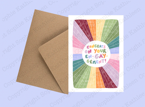En-gay-gement card