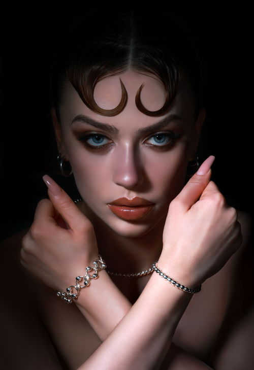 Balls On Rings Bracelet