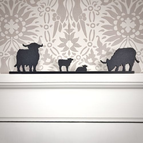 Highland Cow Family