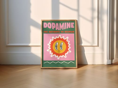 DOPAMINE Abstract Print