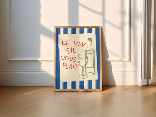 Le Vin S'il Vous Plait Print
