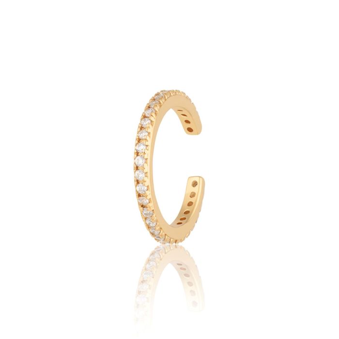 Slim Sparkling Single Ear Cuff