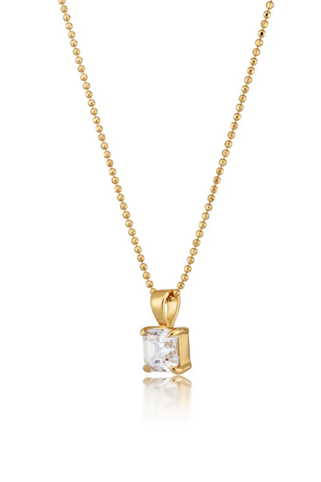 Kelly Springham Sparkling Square Choker Necklace