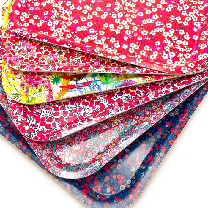 Liberty fabric trays