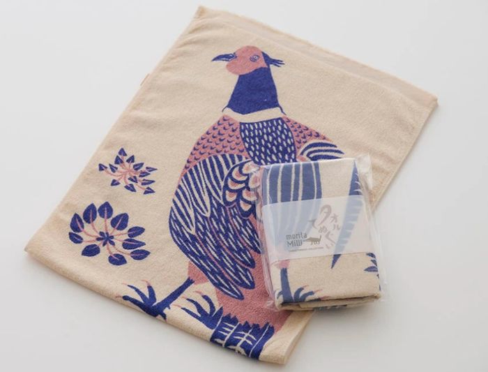 Kusubashi Monori x MiW Morita:  Towel Tenugui