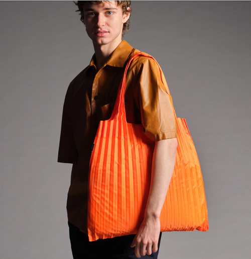 PLEATED Orange Bag