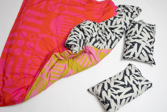Organic cotton reversible duvet sets