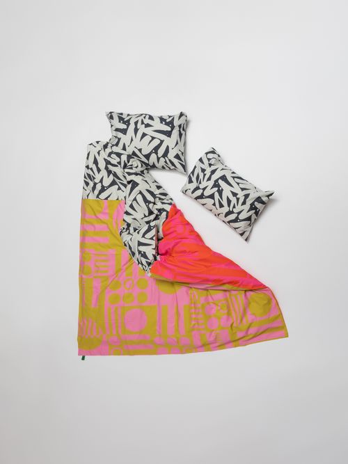 Organic cotton reversible duvet sets