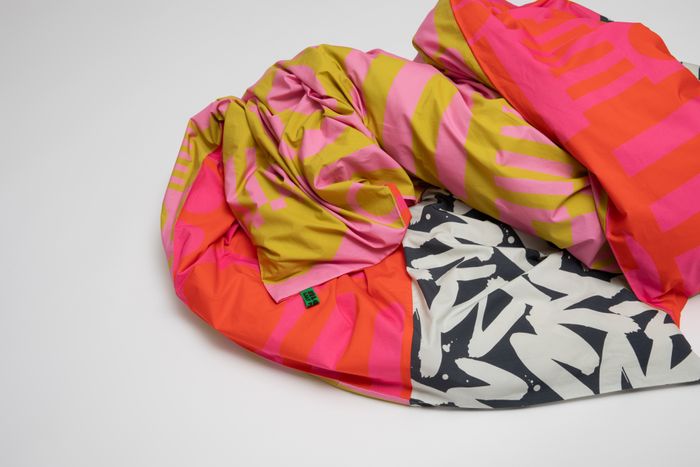 Organic cotton reversible duvet sets
