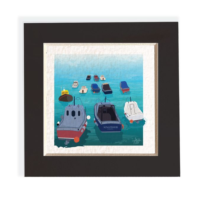 Mini Mounted Giclée Prints | 100 x 100mm | 4 x 4