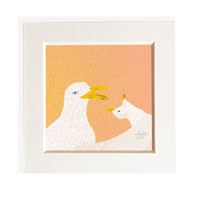 Mini Mounted Giclée Prints | 100 x 100mm | 4 x 4