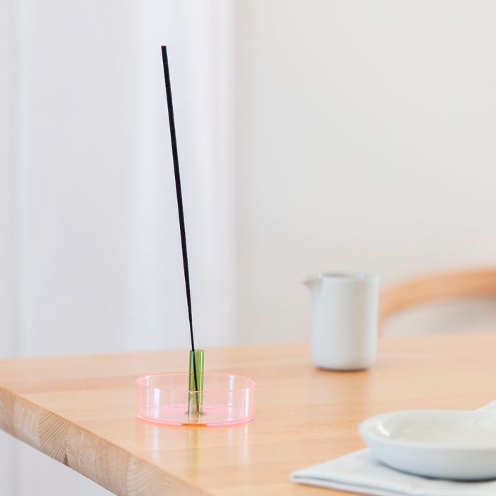 Duo Tone Glass Incense Holder