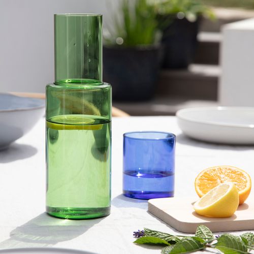 Duo Tone Glass Carafe