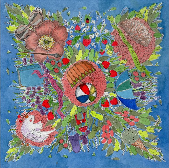 English Summer Silk Twill Scarf