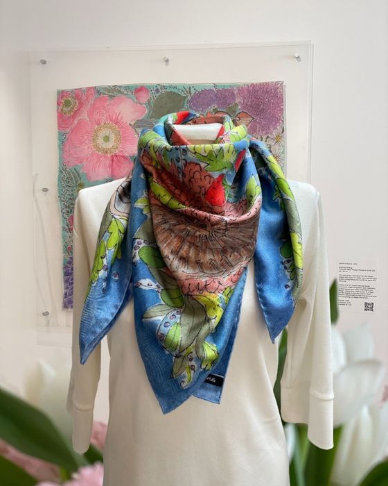 English Summer Silk Twill Scarf