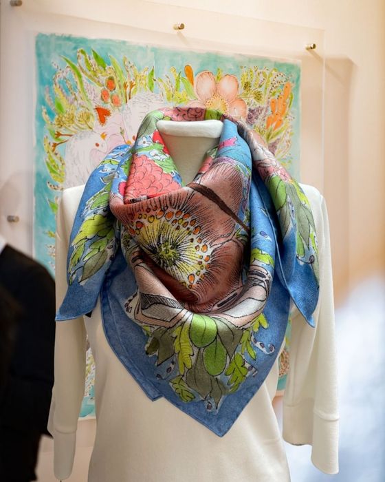 English Summer Silk Twill Scarf