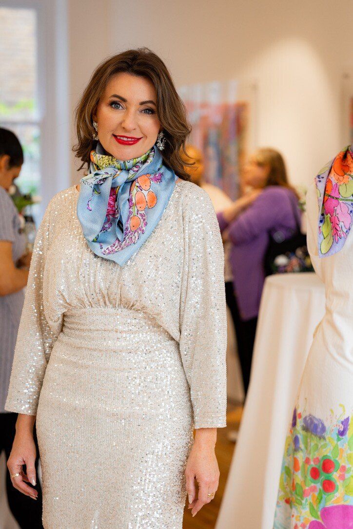 Moroccan Dreams Silk Twill Scarf