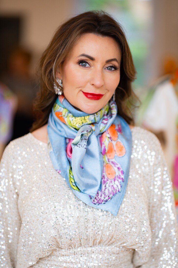 Moroccan Dreams Silk Twill Scarf