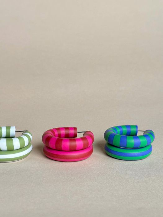 Striped Hoops