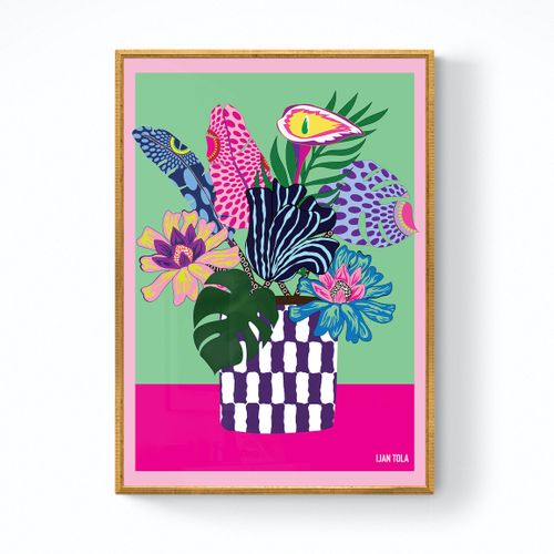 In Bloom Floral (Midday) - Wall Art Print