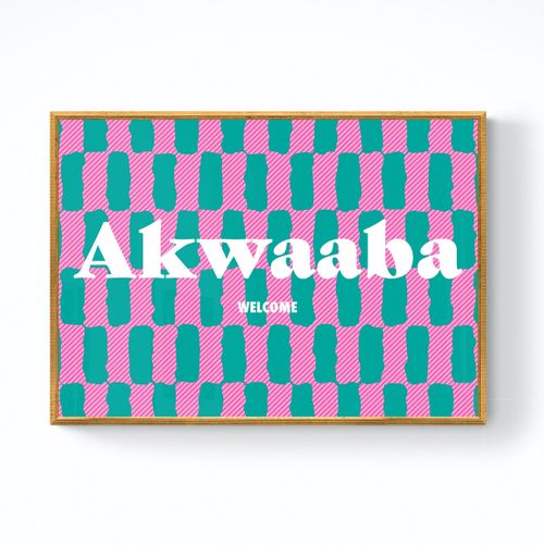 Welcome (Akwaaba) - Wall Print