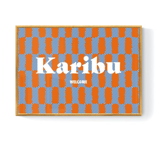 Welcome (Karibu) - Wall Print