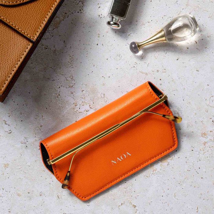 Apple Leather Slim Glasses Case