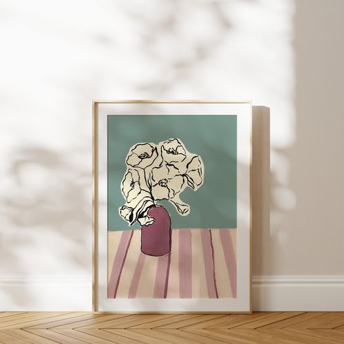 Striped Table Still Life