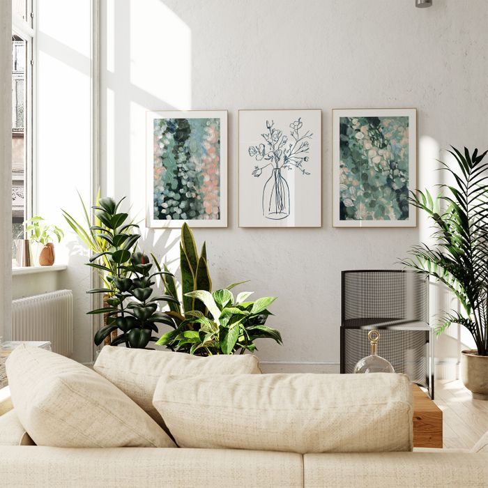Abstract Floral Painting Prints