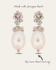 Silver Baroque Pearl Earrings - Lyra