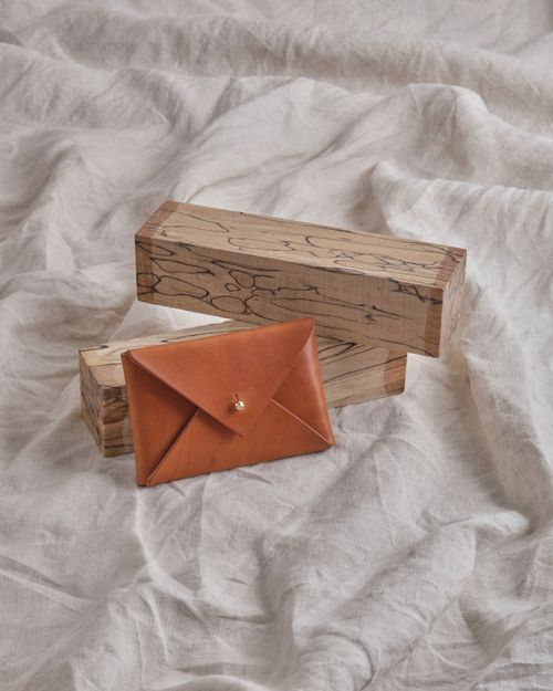 Leather Mini Envelope Cardholder