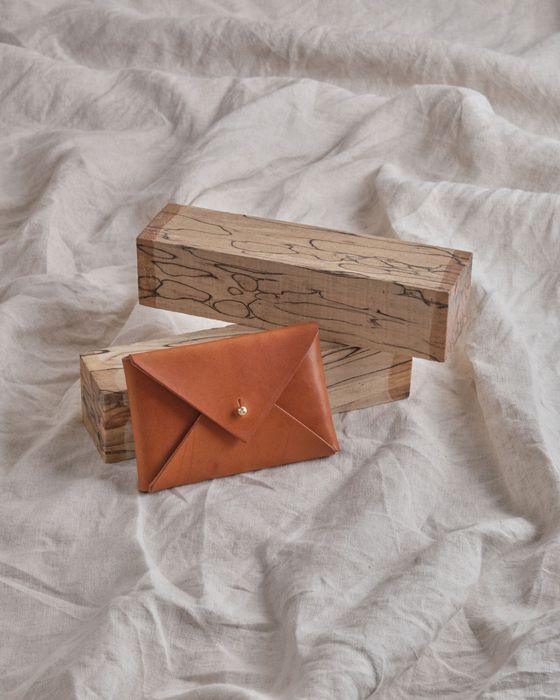 Leather Mini Envelope Cardholder