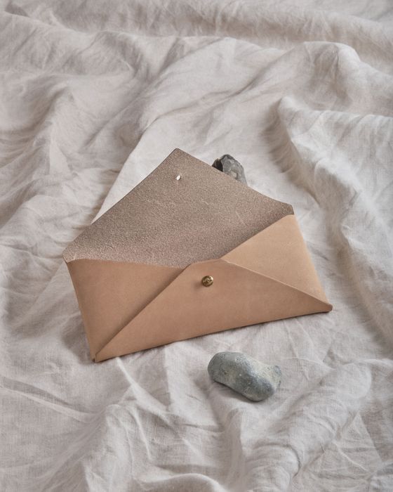 Leather Long Envelope
